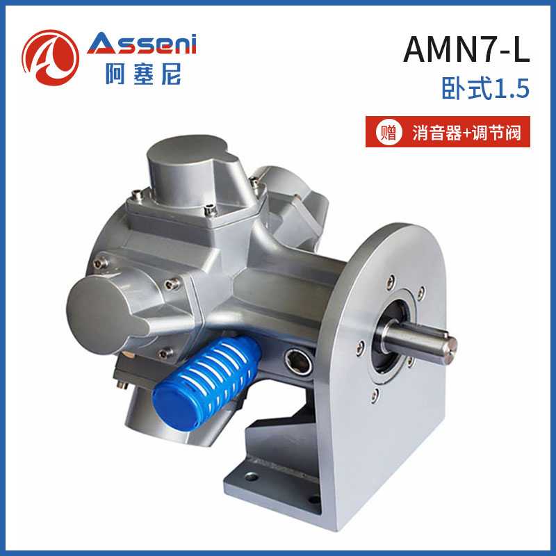 AMN7-IEC圓法蘭活塞式氣動(dòng)馬達(dá)-無錫阿塞尼科技有限公司