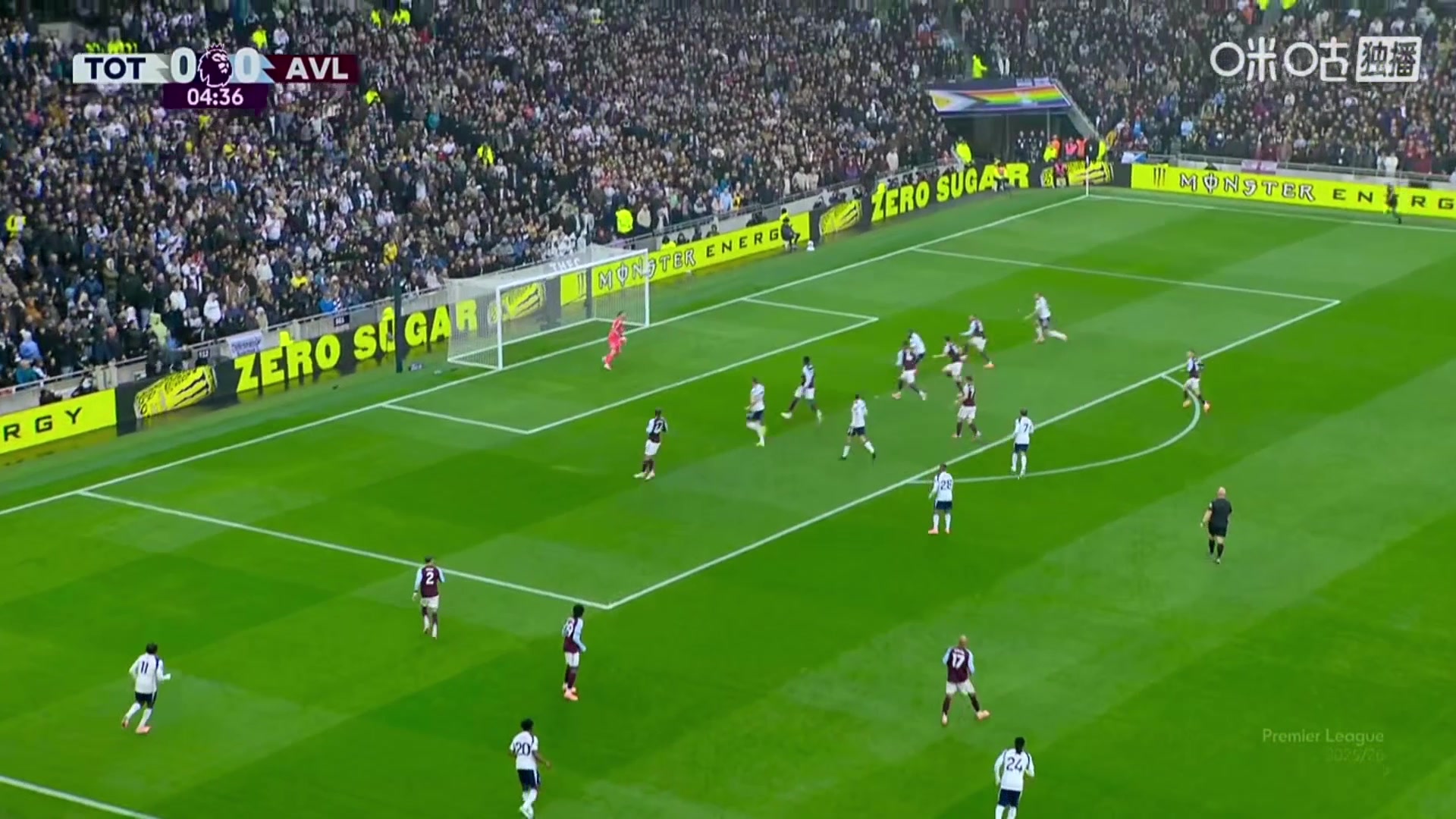 美妙的傳中庫(kù)杜斯傳中助攻本坦庫(kù)爾先拔頭籌熱刺1-0維拉